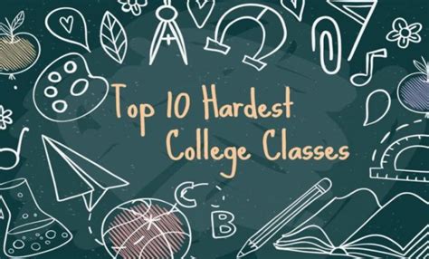 10 Hardest College Classes With Examples And Explanations Wr1ter