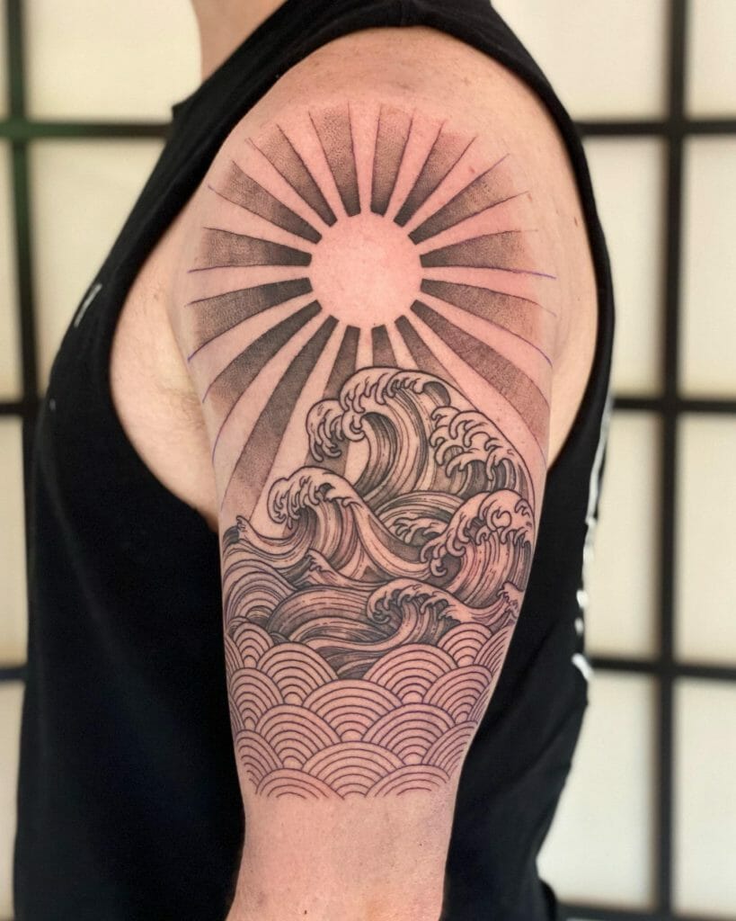 10 Shoulder Sun Tattoo Ideas That Will Blow Your Mind