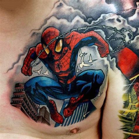 100 Cool Spiderman Tattoo Design Ideas For Men 2023 Guide