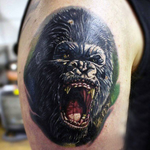 100 Gorilla Tattoo Designs For Men Great Ape Ideas