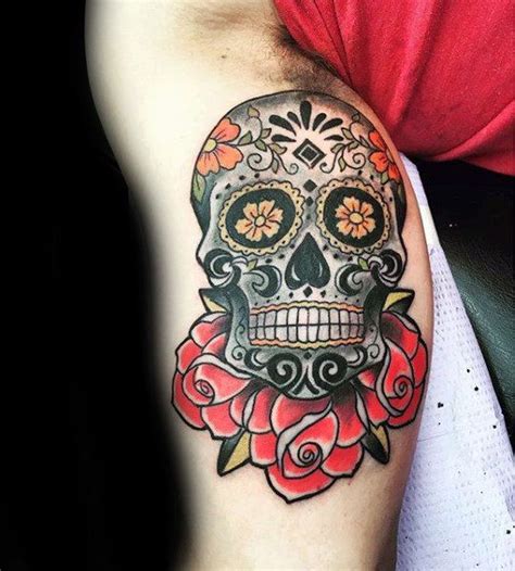 100 Stunning Sugar Skull Tattoo Designs For Men 2024 Guide Sugar