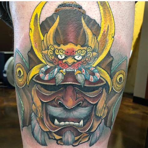 101 Amazing Samurai Mask Tattoos For 2024