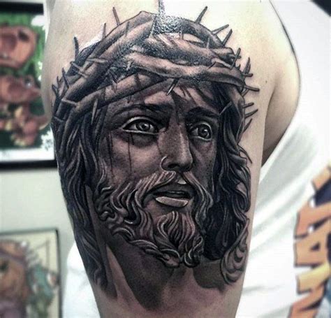 101 Beautiful Jesus Tattoos For Men Jesus Tattoo Jesus Tattoo Design