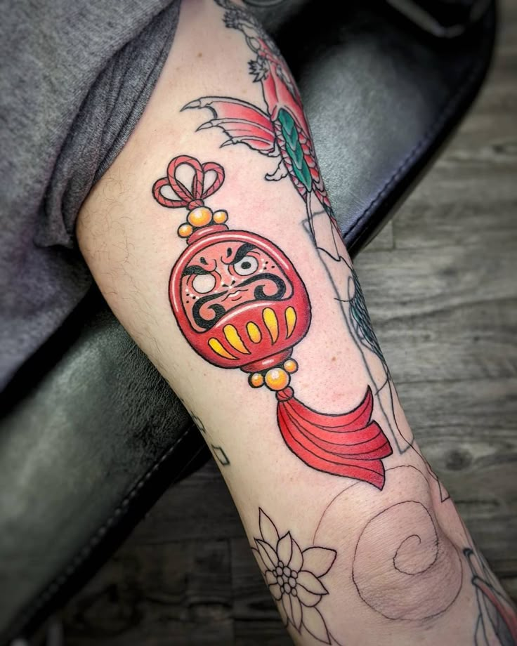 101 Best Daruma Doll Tattoo Ideas You Ll Have To See To Believe