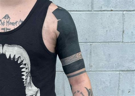 101 Best Geometric Blackout Tattoo Ideas That Will Blow Your Mind