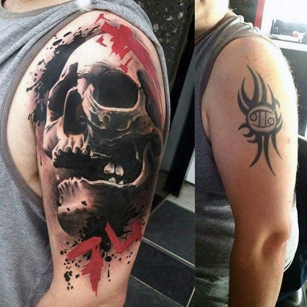 115 Tattoo Cover Up Ideas For Men