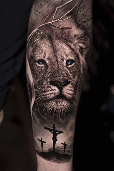 12 Best Lion Cross Tattoo Designs Petpress