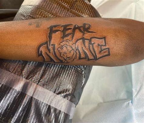 13 Fear None Tattoo Ideas For This Year Tattoo Twist