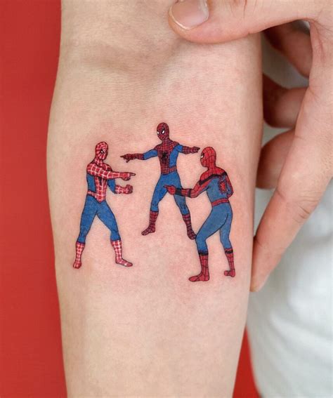 13 Simple Spiderman Tattoo To Inspire You