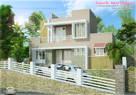 1300 Sq Feet Hillside Home Design Home Kerala Plans