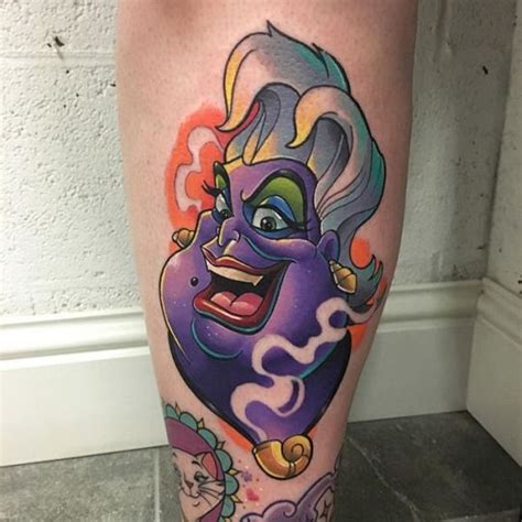 1337Tattoos Disney Tattoos Tattoo Styles Ursula Tattoo