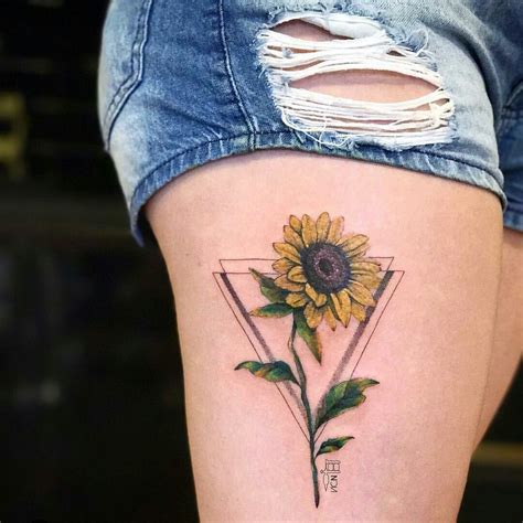 14 Stunning Sunflower Shoulder Tattoo Designs Image Hd