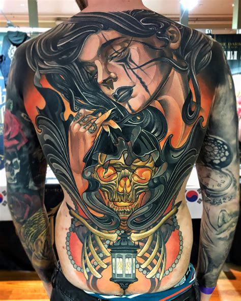 148 Amazing Full Back Tattoo Designs Bored Panda