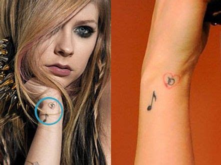 15 Avril Lavigne Tattoos Meanings Pretty Designs