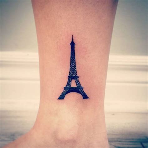 15 Eiffel Tower Tattoos For People Who Truly Adore Paris Eiffel Tower