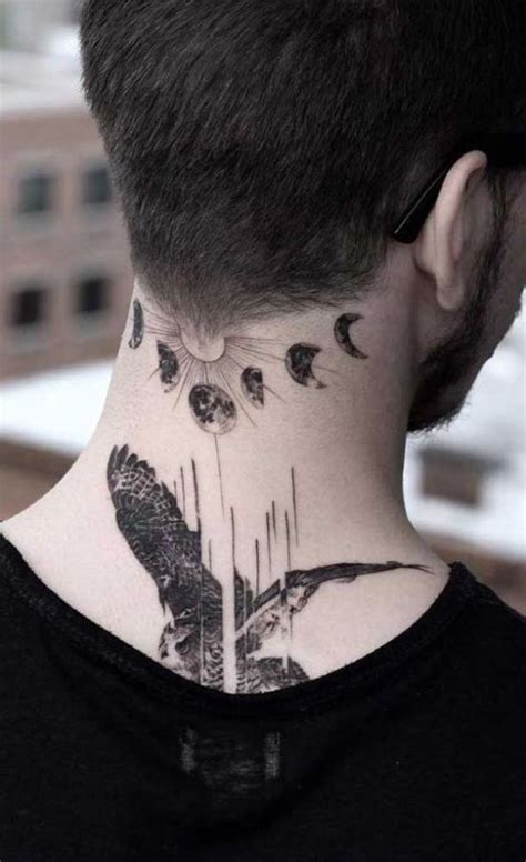 15 Incredible Neck Tattoos You Won T Regret Society19 Back Of Neck