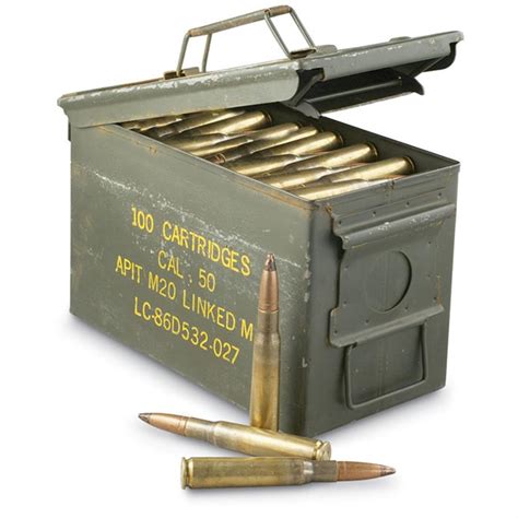 150 Rds Of 50 Cal Tracer Ammo In Ammo Can 79770 At Sportsman Amp 39 S Guide