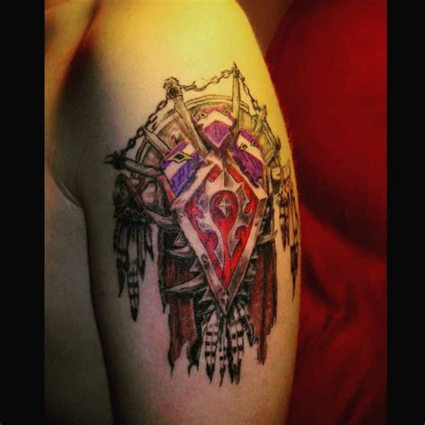 16 Amazing World Of Warcraft Tattoo Mind World Of Warcraft Art