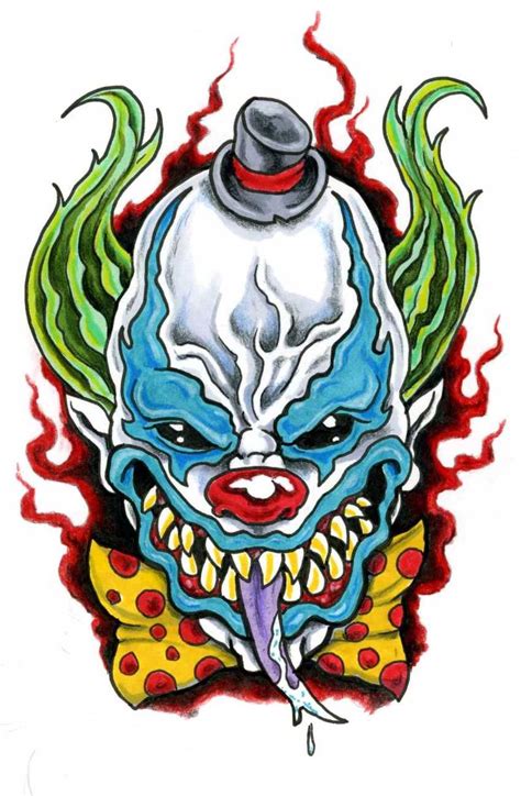 16 Clowns Ideas Clown Tattoo Evil Clown Tattoos Clown