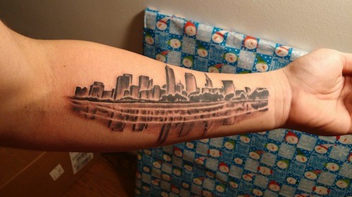 17 Distinct Chicago Skyline Tattoos With Meanings Tattooswin