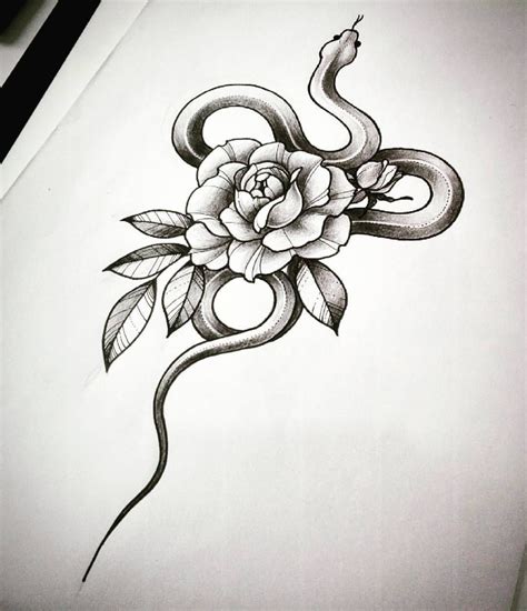 17 Snake Tattoo Design Ideas For Women Petpress Floral Tattoo Design Flower Tattoo Designs