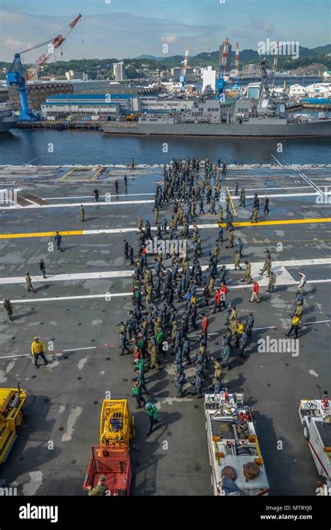 180524 N Pj626 050 Yokosuka Japan May 24 2018 Sailors Conduct A