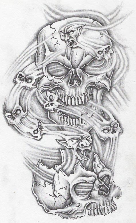 19 Smoke Fill Tattoo Ideas Evil Skull Tattoo Skulls Drawing Skull