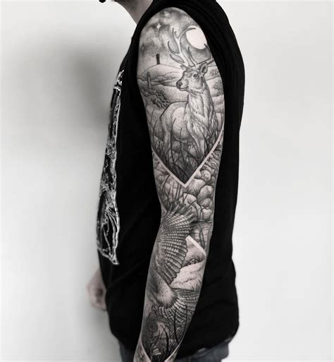 20 Amazing Wildlife Tattoo Sleeve Ideas For 2024