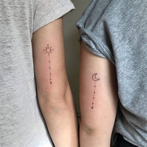 20 Matching Sun And Moon Tattoos For Best Friends And Couples Tuko Co Ke