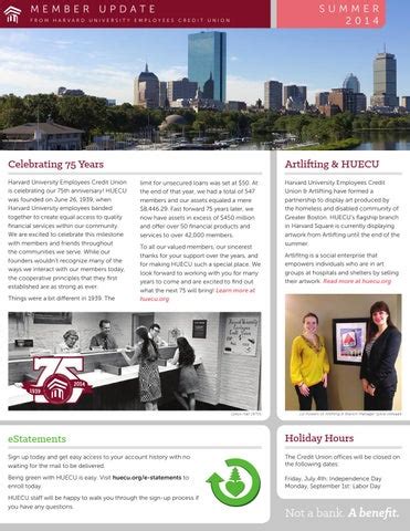 2014 Q2 Newsletter By Harvard University Employees Credit Union Issuu