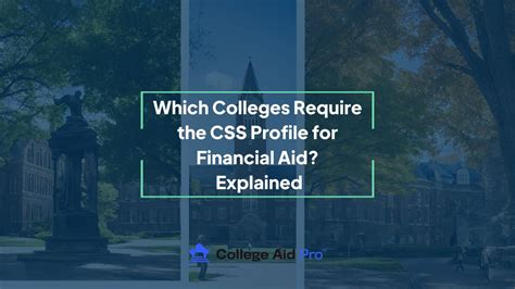 2017 Guide To College Financial Aid The Fafsa And Css Profile