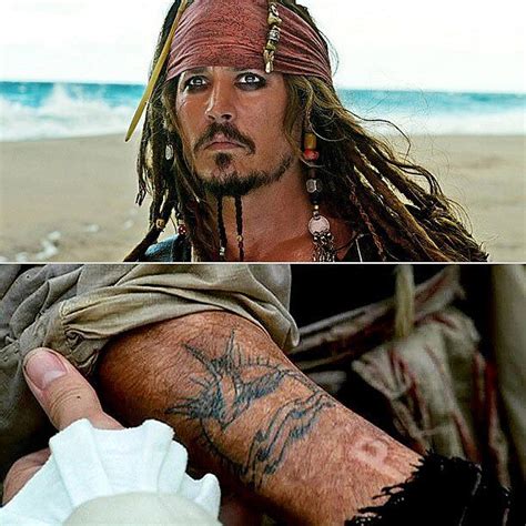 21 Ink Redible Movie Tattoos Jack Sparrow Tattoos Sparrow Tattoo