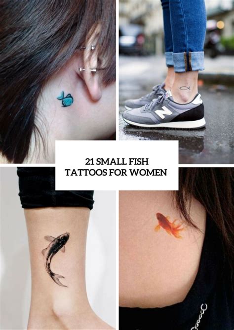 21 Small Fish Tattoo Ideas For Women Styleoholic