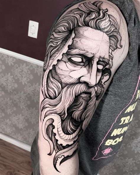 210 Amazing Poseidon Tattoo Designs With Meanings 2022 Greek Gods