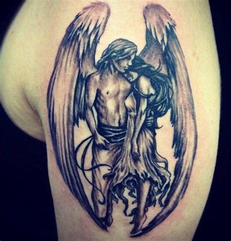 25 Heavenly Angel Tattoo Designs For Divine Inspiration