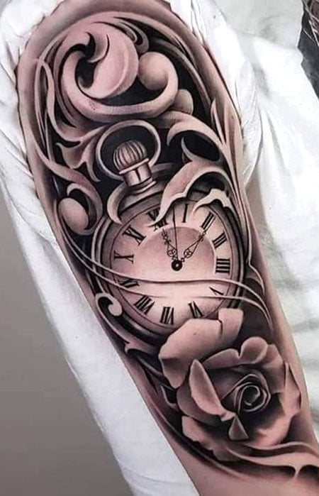 25 Stairs Path Tattoos Ideas Tattoos Sleeve Tattoos Clock Tattoo