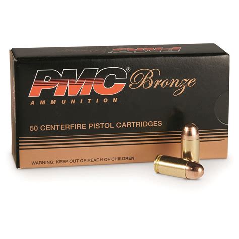 250 Rounds Pmc 380 Acp 90 Grain Fmj Ammo 284019 380 Acp Ammo At Sportsman Amp 39 S Guide