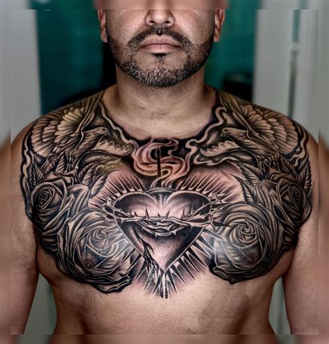 265 Chest Tattoos For Men Expressing Masculinity Through Ink Psycho