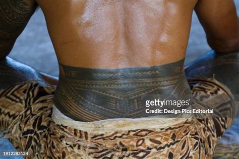 269 Samoan Tattoo Stock Photos High Res Pictures And Images Getty Images Polynesian Tattoo Samoan Pattern