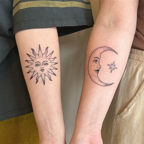 27 Stunning Sun And Moon Tattoo Ideas For Men Women In 2023