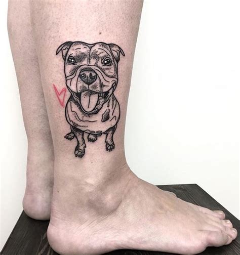 30 Best Dog Outline Tattoo Designs Tattoos For Dog Lovers Abstract