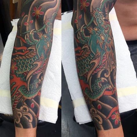 30 Dragon Forearm Tattoo Designs For Men Cool Creature Ideas