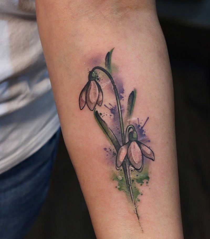 30 Pretty Snowdrop Tattoos To Inspire You Style Vp Page 19