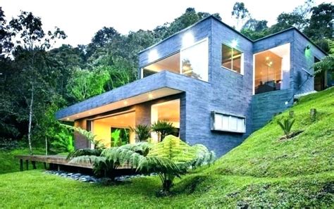 30 Simple Hillside House Design Decoomo