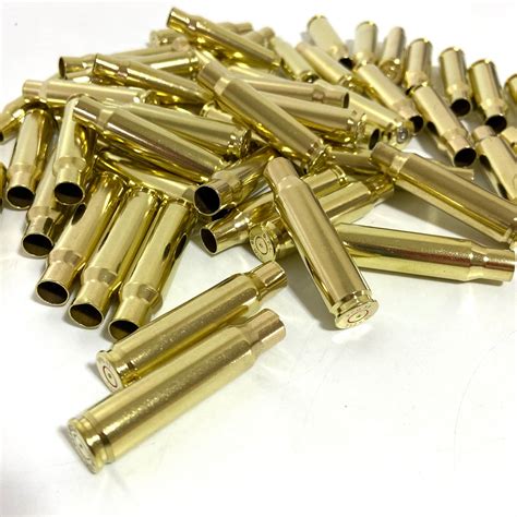 308 Win Brass Shells Bullet Casings Empty Spent Ammo Cleaned Hand Poli