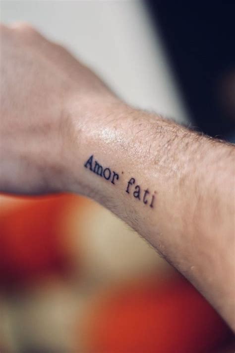 35 Beautiful Amor Fati Tattoo Designs And Meaning Buzz Hippy In 2020