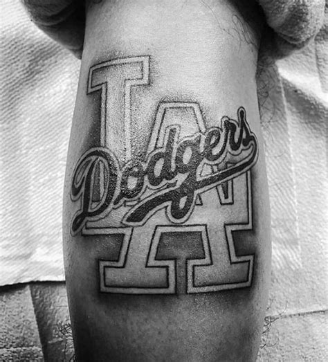 35 Best Dodger Tattoos Ideas Dodgers Tattoos Los Angeles Dodgers Tattoo