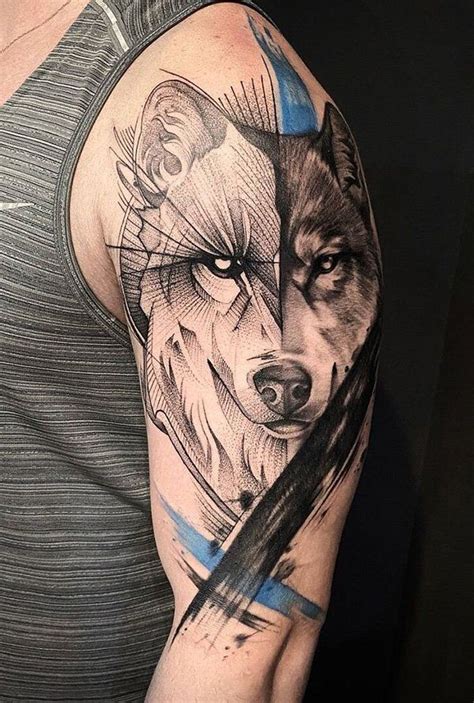 35 Of The Best Wolf Tattoos For Men In 2025 Fashionbeans