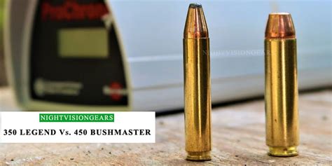 350 Legend Vs 450 Bushmaster Which Straight Walled Cartridge Wins Out