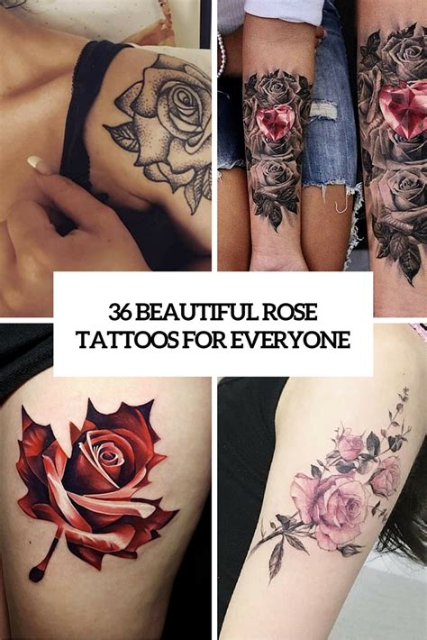 36 Beautiful Rose Tattoo Ideas For Everyone Styleoholic